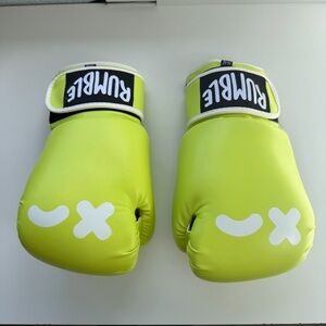 Rumble Lime Green Boxing Gloves